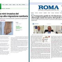 Chirurgia mini-invasiva del piede, stop alla migrazione sanitaria