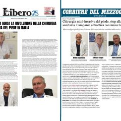 La Campania guida la rivoluzione della chirurgia mini-invasiva del piede in Italia